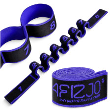 Taśma gimnastyczna 4Fizjo do rozciągania 90 cm fioletowa