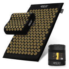 ERGO Mata do akupresury 4Fizjo z poduszką czarna