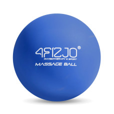 Piłka do masażu 4Fizjo Lacrosse Massage Ball niebieska