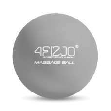 Piłka do masażu 4Fizjo Lacrosse Massage Ball szara