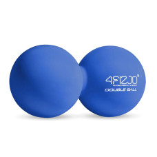 Podwójna piłka do masażu 4Fizjo DOUBLE BALL niebieska