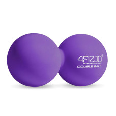 Podwójna piłka do masażu 4Fizjo DOUBLE BALL fioletowa