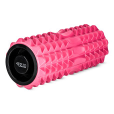 Wałek do masażu 4Fizjo z wypustkami EVA 33 cm różowy