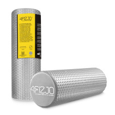 Wałek do masażu 4Fizjo z wypustkami CARE+ 45 cm szary