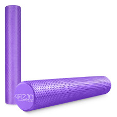 Wałek do masażu 4Fizjo z wypustkami CARE+ 90 cm fioletowy