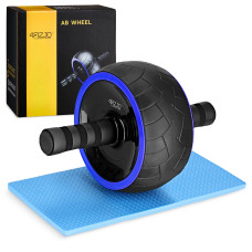 Kółko do ćwiczeń mięśni brzucha 4Fizjo AB WHEEL XL niebieskie