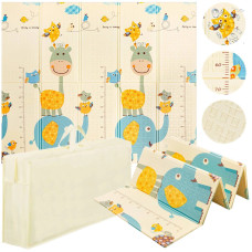 Mata edukacyjna dla niemowląt 4Fizjo Wieloryb w oceanie 200 x 180 cm