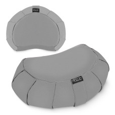 Poduszka do medytacji 4Fizjo ZAFU półksiężyc szara