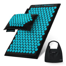 ECO Mata do akupresury 4Fizjo z łuskami gryki i kokosem niebieska