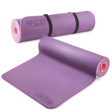 Mata do ćwiczeń i jogi 4Fizjo antypoślizgowa TPE 0,6 cm fioletowa