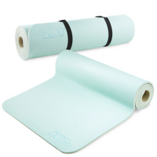 Mata do ćwiczeń i jogi 4Fizjo antypoślizgowa TPE 0,6 cm zielona