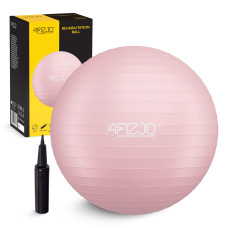 Piłka gimnastyczna 4Fizjo dmuchana 65 cm różowa