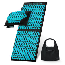 ECO Mata do akupresury 4Fizjo z poduszką XL niebieska