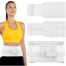 Pas ortopedyczny 4Fizjo na kręgosłup lędźwiowy S jasnoszary