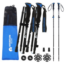 Kije trekkingowe do nordic walking 4Fizjo PRO+ niebieskie