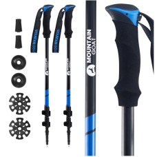 Kije trekkingowe do nordic walking 4Fizjo PEAK+ niebieskie