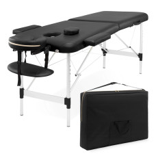Stół do masażu 4Fizjo aluminiowy 60 cm czarny