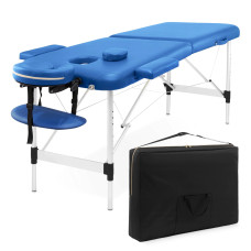 Stół do masażu 4Fizjo aluminiowy 60 cm niebieski