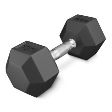 Hantel stalowy 4Fizjo HEX 1 x 10 kg