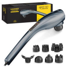 Ręczny masażer 4Fizjo wibracyjny do ciała szary