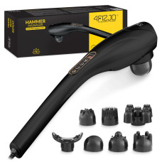 Ręczny masażer 4Fizjo wibracyjny do ciała czarny