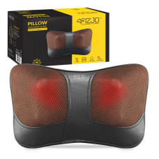 Poduszka masująca 4Fizjo SHIATSU ULTRA+ brązowa