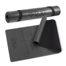 Mata do jogi i ćwiczeń 4Fizjo antypoślizgowa 4 mm czarna