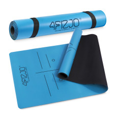 Mata do jogi i ćwiczeń 4Fizjo antypoślizgowa 4 mm niebieska