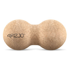 Podwójna piłka do masażu 4Fizjo korkowa 13,5 cm