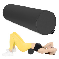 Wałek rehabilitacyjny 4Fizjo kształtka do masażu 60 × 15 cm czarna
