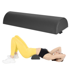 Półwałek kształtka do rehabilitacji i masażu 4Fizjo czarna