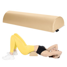 Półwałek kształtka do rehabilitacji i masażu 4Fizjo beżowa