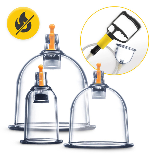 Bańki chińskie 4Fizjo bezogniowe próżniowe 12 szt.