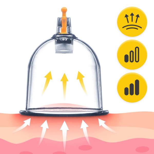 Bańki chińskie 4Fizjo bezogniowe próżniowe 12 szt.