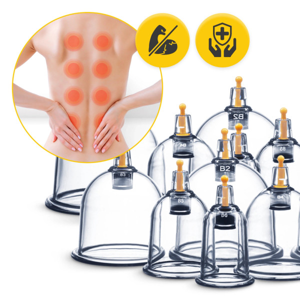 Bańki chińskie 4Fizjo bezogniowe próżniowe 12 szt.