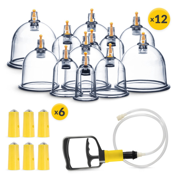 Bańki chińskie 4Fizjo bezogniowe próżniowe 12 szt.