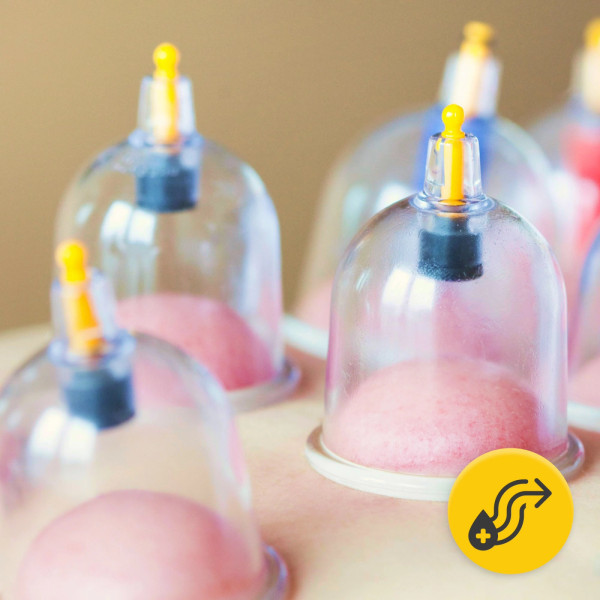 Bańki chińskie 4Fizjo bezogniowe próżniowe 12 szt.