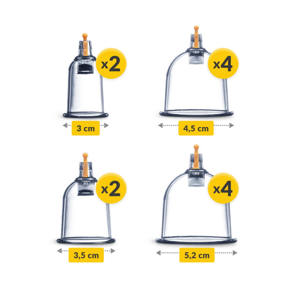 Bańki chińskie bezogniowe 4Fizjo próżniowe 24 szt.