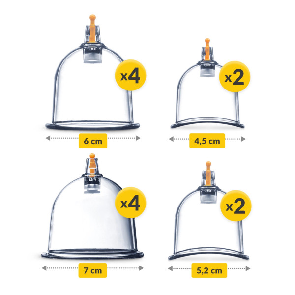 Bańki chińskie bezogniowe 4Fizjo próżniowe 24 szt.