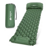 Dmuchany materac turystyczny Mountain Goat jednoosobowy samopompujący khaki