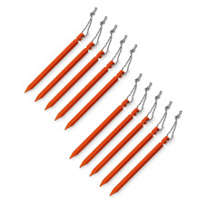 Zestaw aluminiowych śledzi do namiotu Mountain Goat 15 cm 10 szt. - trójkątne