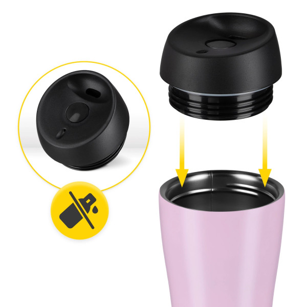 Kubek termiczny Mountain Goat TRAVEL 380ml różowy