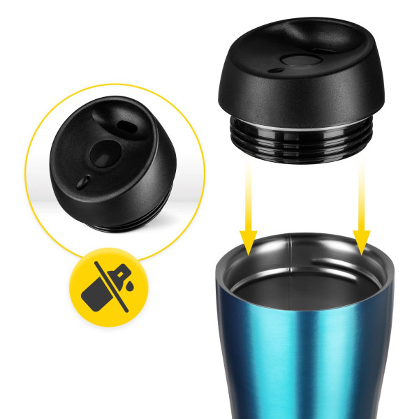 Kubek termiczny Mountain Goat TRAVEL 380ml niebieski