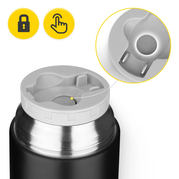 Termos obiadowy Mountain Goat ze stali nierdzewnej 720ml czarny