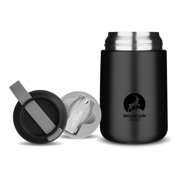 Termos obiadowy Mountain Goat ze stali nierdzewnej 720ml czarny