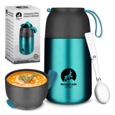 Termos obiadowy Mountain Goat ze stali nierdzewnej 720ml niebieski