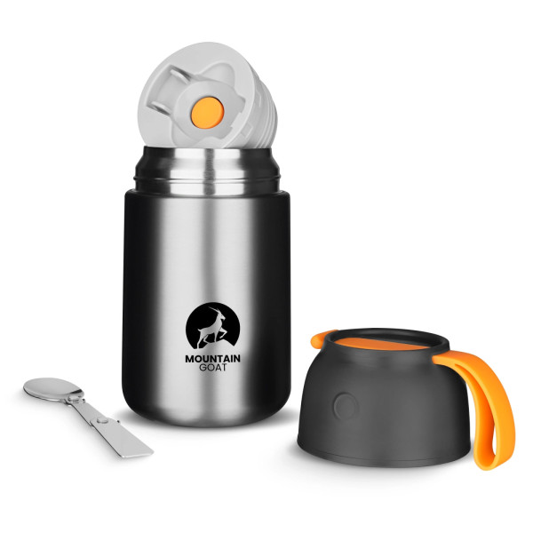 Termos obiadowy Mountain Goat ze stali nierdzewnej 720ml srebrny