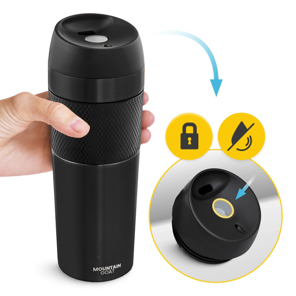 Kubek termiczny Mountain Goat TRAVEL 450ml czarny