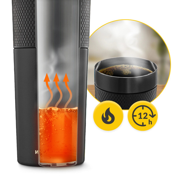 Kubek termiczny Mountain Goat TRAVEL 450ml czarny