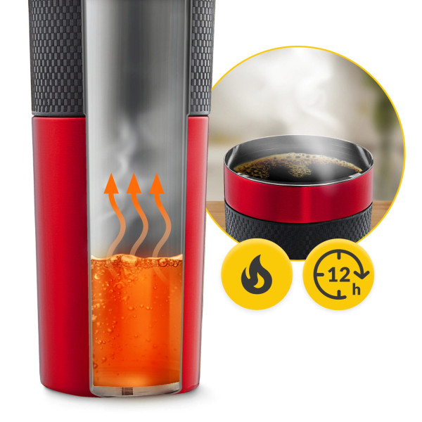 Kubek termiczny Mountain Goat TRAVEL 450ml czerwony